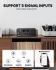 Moukey Amplifier Home Bluetooth Through Stereo Fully Functional Remote 2 Microphone 300W Peak MAMP3 Audio, 5.3 2.0 Receiver, Control, FM, RCA, USB,