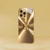The Golden Letter For IPhone 17Pro Max 16 17 Pro 15 Pro 14 13 Plus 12 Mini 11Pro Max XR 16E 17 Air Golden Glass Phone Case