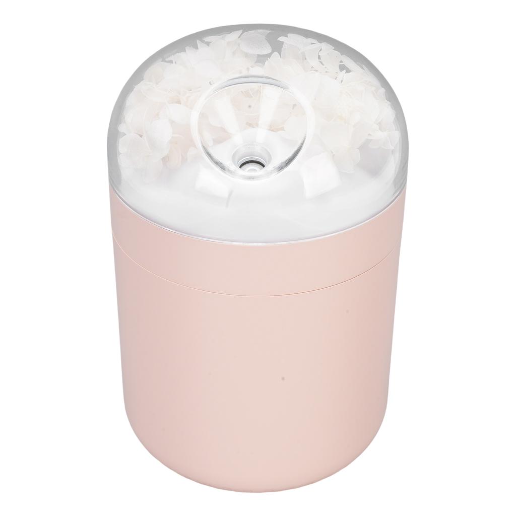 Eternal Flower Humidifier 2W 500ML Water   USB Powered Desktop Humidifier with 7 Color Light for Bedroom  