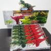18Cm Biting Green Red Tyrannosaurus Rex Dinosaur Hand Control Spring Swing Decompression Fingertip Kids Toy Birthday Boy Gift