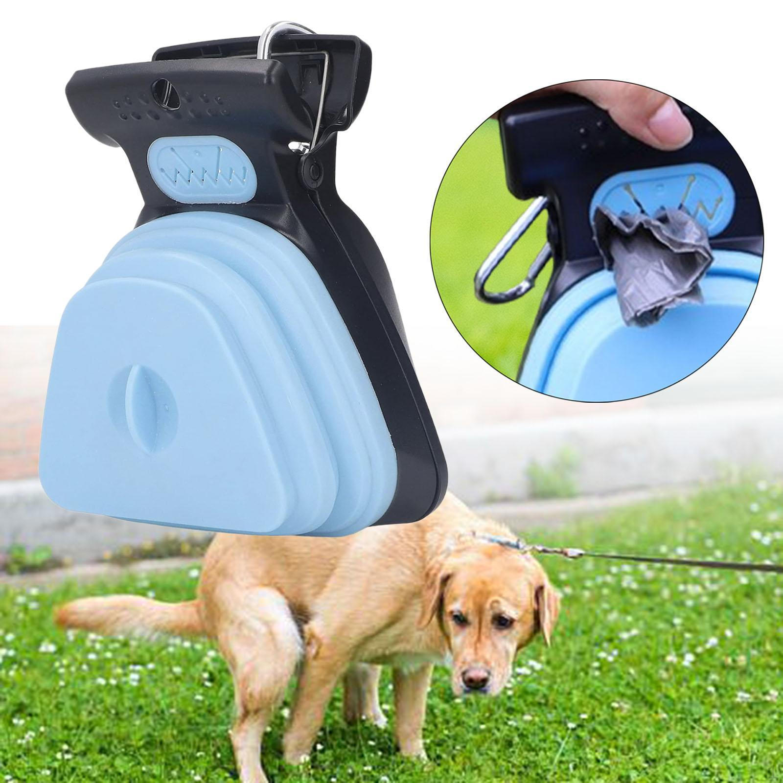 

Совок для собачьих какашек, складной, портативный, легкий, захватный инструмент для сбора собачьих какашек для парка снаружи