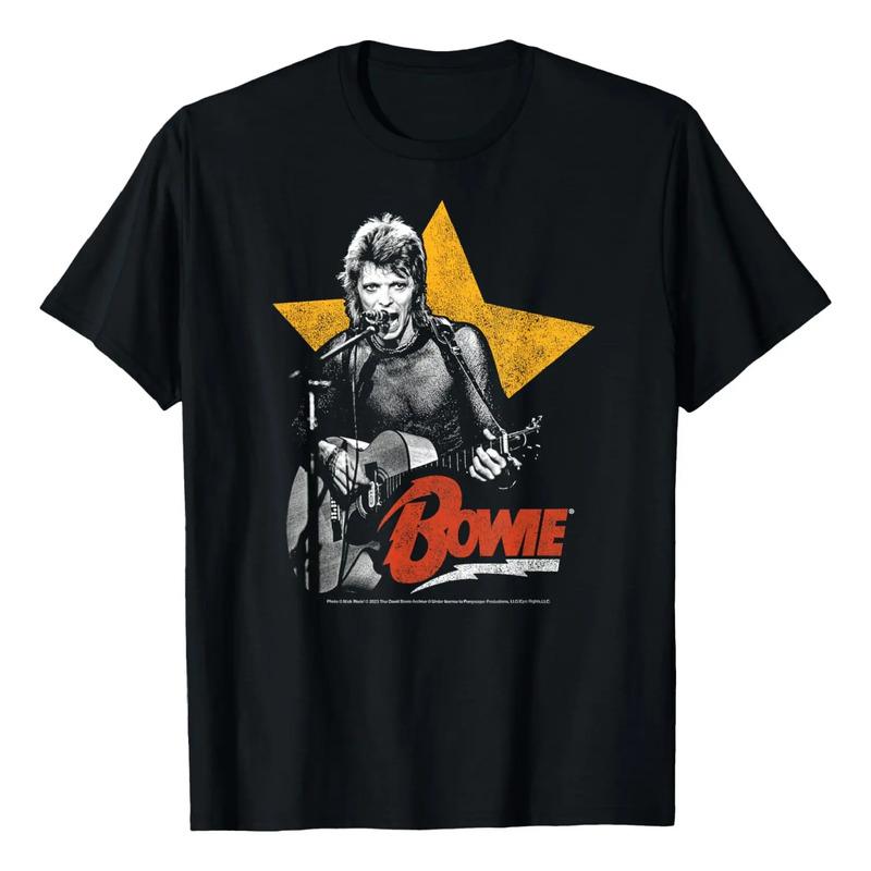 Camiseta David Bowie- Guitarra Bowie Con Estrella S