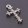 5pcs Rhinestone Cross Pendant Charms For Jewelry Making Supplies DIY Necklace Christ Accessories Crystal Charm Handmade Material
