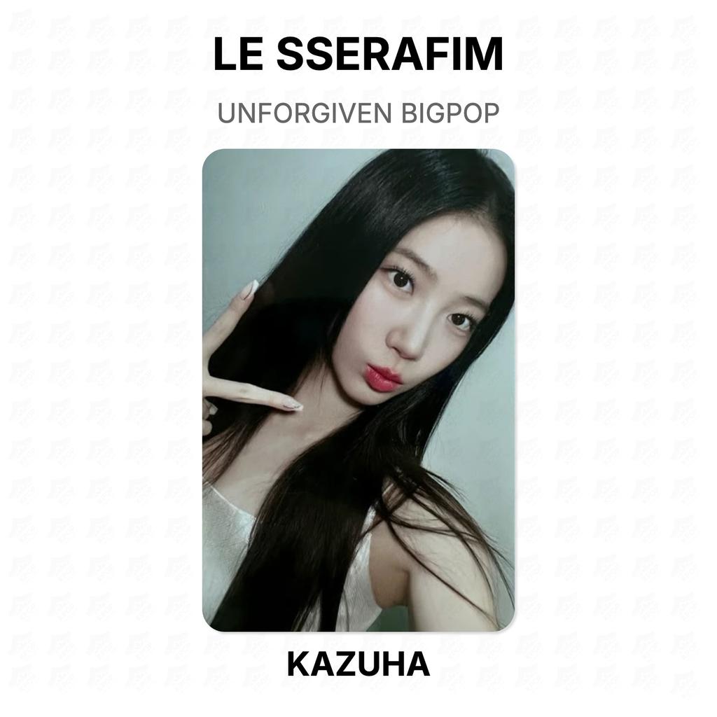 LE SSERAFIM UNFORGIVEN BIGPOP Official Photocard