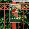 2D Flat 1pc Vintage Book Fans Metal Aluminum Sign Reading Corner Today Is A Good Day To Read Library Wall Artist Anti-Home School Library Coffee Shop