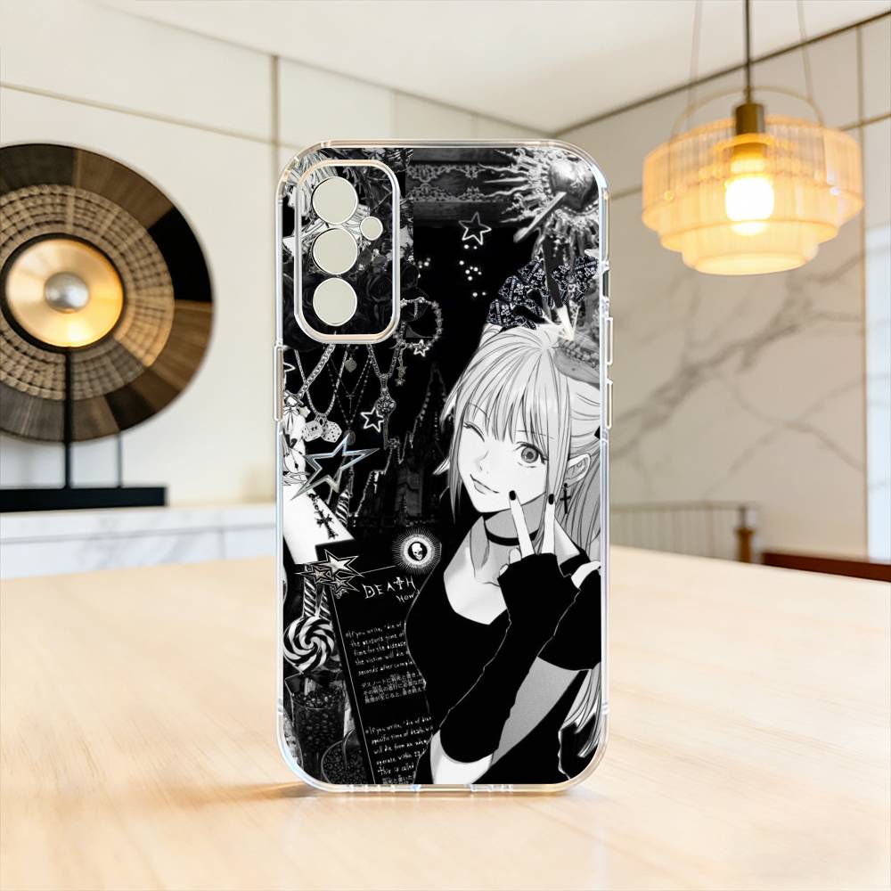 

Чехол для телефона D-Death N-Note Миса Прозрачный Силиконовый Мягкий Для SamsungA10,12,20,21S,30,31,40,50,51,52,70,71 Samsung a12