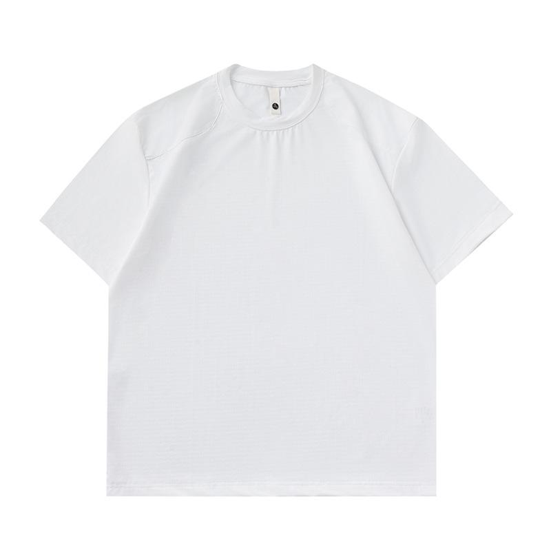 

Mu Qiu Men s Thin Ice Silk Quick-Dry Short-Sleeve T-Shirt: Breathable Cooling Sports Top L (120-140 jin)