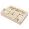 Rabbit Foraging Toy Interaction Food Feeder Puzzle Game for Small Pet Hamsters Feeding Training Board Wood Treats Feeder