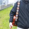 Electric Guitar Strap Adjustable PU Leather Ends Strap Acoustic Guitar Strap