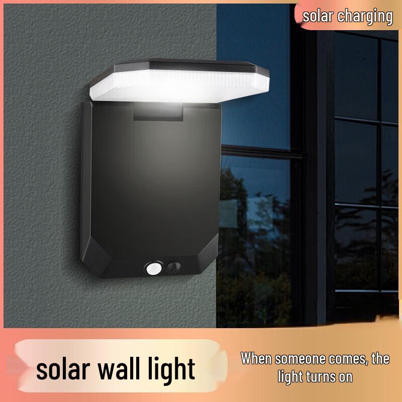 Outdoor Solar Motion Sensor Wall Light (2-Pack)