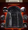 Men's Warm Leather Jacket for Middle-aged & Elderly 