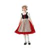 Girls' Checkered Dress - Folk Festival Costume