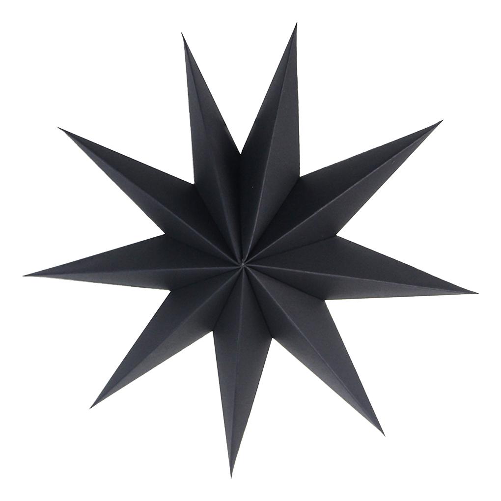 Nine Angles Star DIY Folded Hanging Paper Star Christmas Wedding Birthday Home Window Decoration