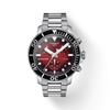 Stainless Steel Red Dial Men's Fashion Watch T120.417.11.421.00