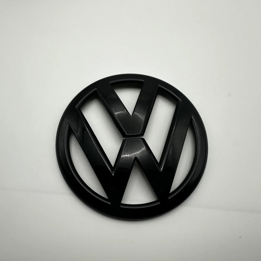 2026 Hot Emblems For VW Volkswagen Jetta MK5 Golf Gloss Black Replacement 135mm Front Grill Emblem Or 110mm Rear Trunk Lid Car B BJKMN1