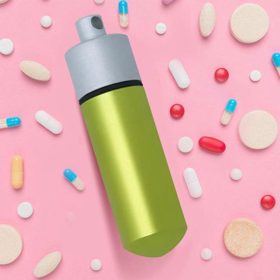 Kleine tragbare Pillendose, wasserabweisend, staubdicht, kompakte Größe, leicht zu tragen, Tabletten-Pillen-Organizer, Aufbewahrungsbehälter