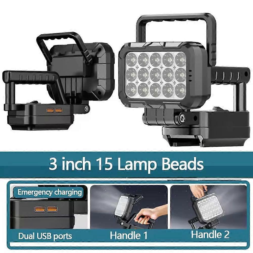 LED-Arbeitsleuchte für Makita 18V Akkus