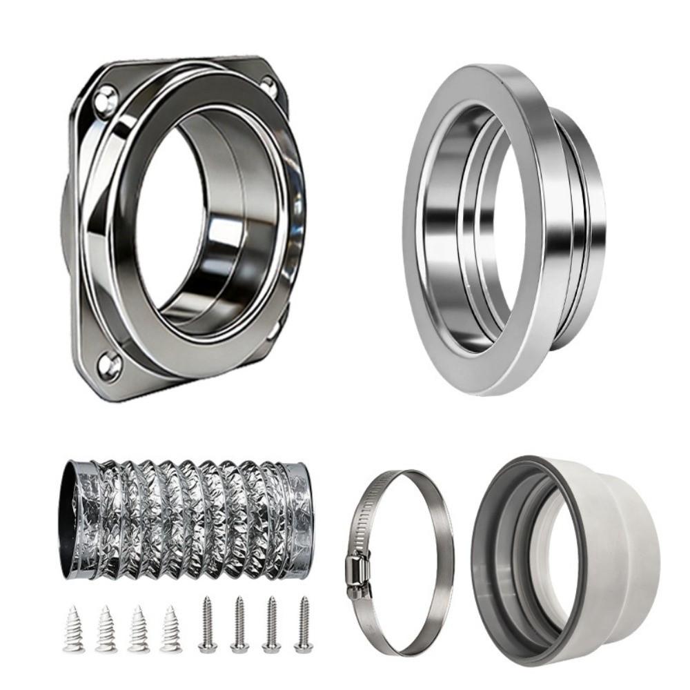 Flexible Magnetic Dryer Vents Kit Quick Connection Strong Magnet Magnetic Dryer Vent Coupling Airtight Seal Space Saving