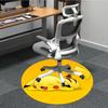1pc Pikachu Sleep Office Round Area Rug, Indoor Mat Suitable For Office, Under Office Chairs Bedroom Living Room Home Decor, Room Deco