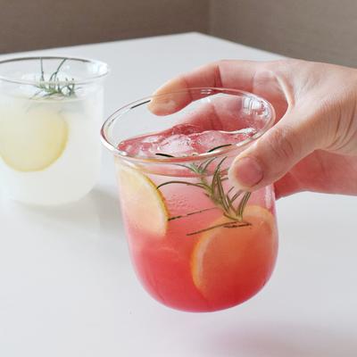 Ins Style Glasbecher 310ML 10.5OZ Hitzebeständiges Verdicktes Trinkgeschirr Transparent Tee Saft Milch Kaffee Becher Zuhause Wassergläser Becher