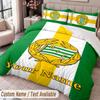 Hammarby Printed Bedding Set Custom Name Text 1 Duvet Cover 2 Pillowcases For Bedroom