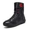 Comfortable, Wear-Resistant Motorcycle Riding Boots with Track-Level Protection