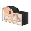 Indoor Guinea Pig Hutch Cover Accommodates Various Door Combinations Adjustable String Hem Clear Front Folding