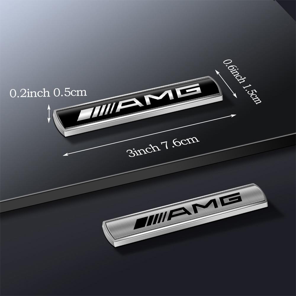 1pcs 3D Metal Badge Car Body Trunk Decoration Sticker Motorcycle Decals For Mercedes Benz AMG W203 W204 W212 W213 GLC GLA CLA