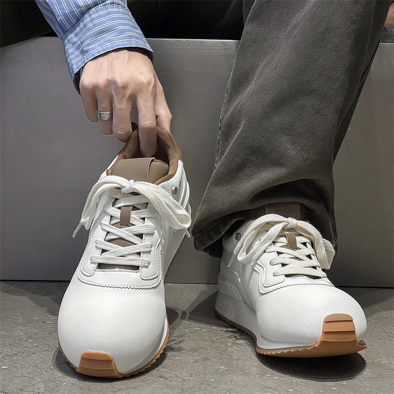 Daddy Shoes Platform Big Head Retro Bread Casual Shoes Jogging Shoes Outdoor Hiking Shoes British Couple Tide