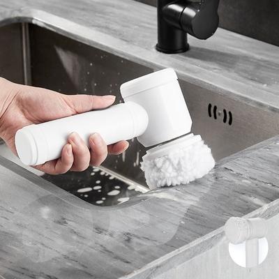 Elektrisk Rengøringsbørste Vandtæt Husholdnings Multifunktionel Køkken Kraftfuld Trådløs Håndholdt Badeværelse Flise Toilet