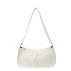 Womens Vintage Rivet Moto Style Shoulder Bag Crossbody With Wide Strap Design