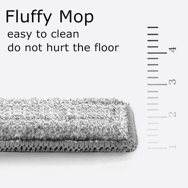 12/10PCS Washable Durable Replacement Microfiber Pads Dust Push Mop Cloth for Flat Squeeze Mop 33X12CM