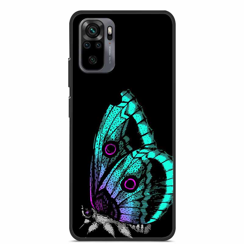 Dla Xiaomi Redmi Note 10S Case silikonowa tylna okładka etui na telefony dla Xiaomi Redmi Note10T 2021 miękki futerał uwaga 10S 10T 10 T S Coque