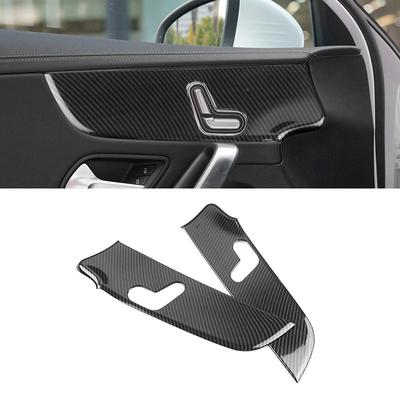 Autozubehör Kohlefaser-Muster Fronttürverkleidung Zierleiste für Mercedes Benz A-Klasse W177 V177 A180 A200 A220 A250
