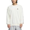 adidas Casual Thick Round Neck Pullover Long Sleeve Sweatshirt Unisex Sweatshirt Jade-White JM9111