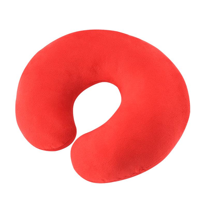 Nackenstütze U-förmiges Samt-Reisekissen