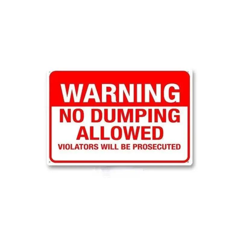 Tin Sign No Trespassing Warning Sign 24 Hour Video Surveillance Metal Board Poster Bar Home Decor Plate Warn Signs Wall Plaques