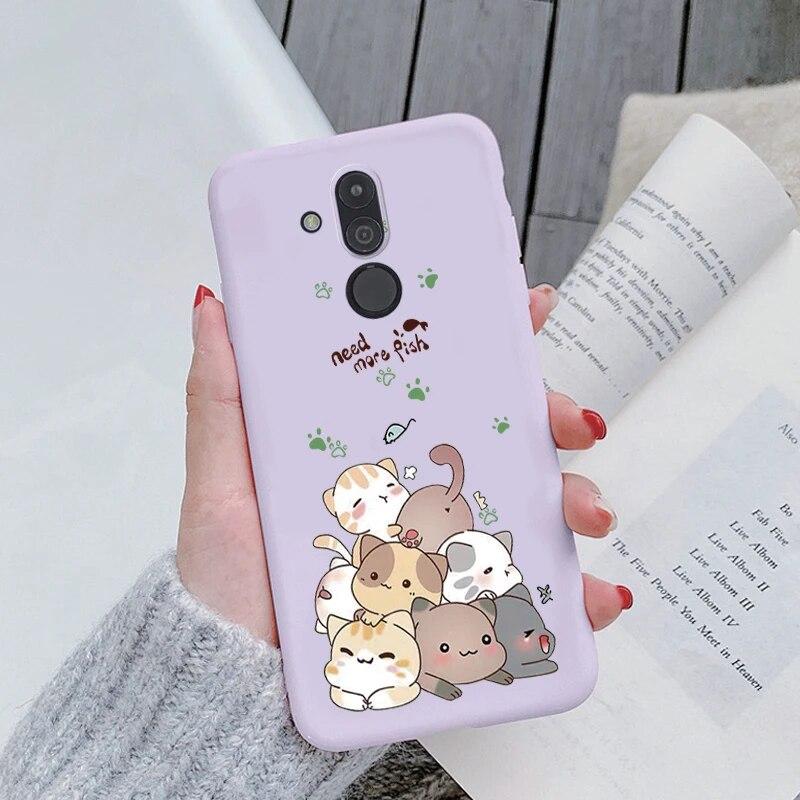 Huawei Mate 20 Lite Mate20 Pro Hülle, Handyhülle, süße Katze