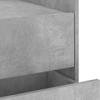 Nightstand Concrete Gray 45 x 50 x 50 cm Particleboard