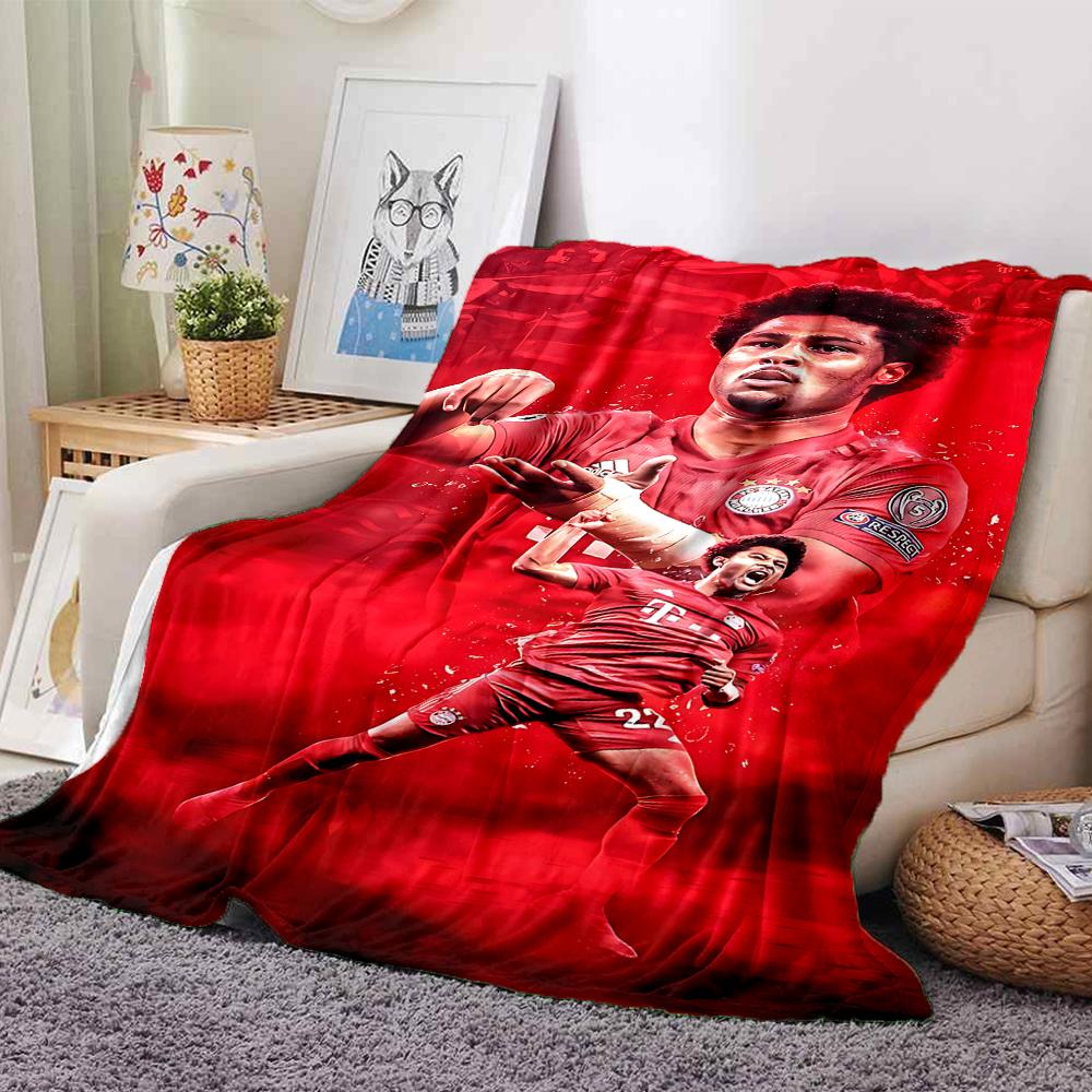 Soccer Celebration Moment Blankets Flannel Printed Breathable Warm Throw Blanket for Home Office Bedspreads 0708a70