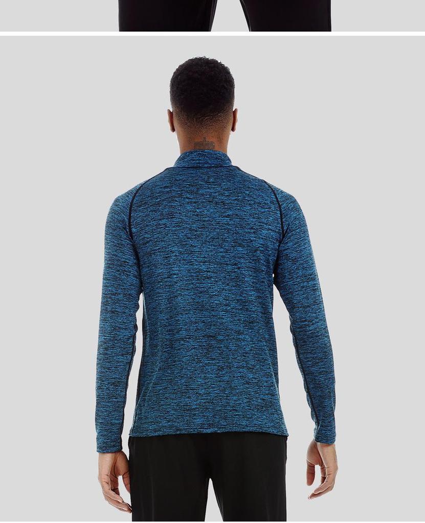 Men's Quick-Dry Long Sleeve Compression Training Suit for Basketball & Gym