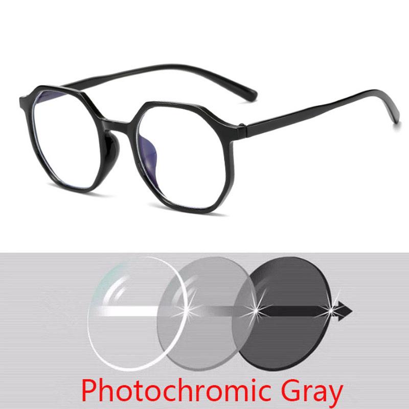 Retro Irregular Optics Eyeglasses Women Men Fashion Clear Mirror Myopia Lens Nearsighted Glasses 0 -0.5 -1.0 -1.5 To -6.0