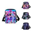 Borsa a tracolla Kpop Demon Hunters con design stampato per studenti delle scuole medie