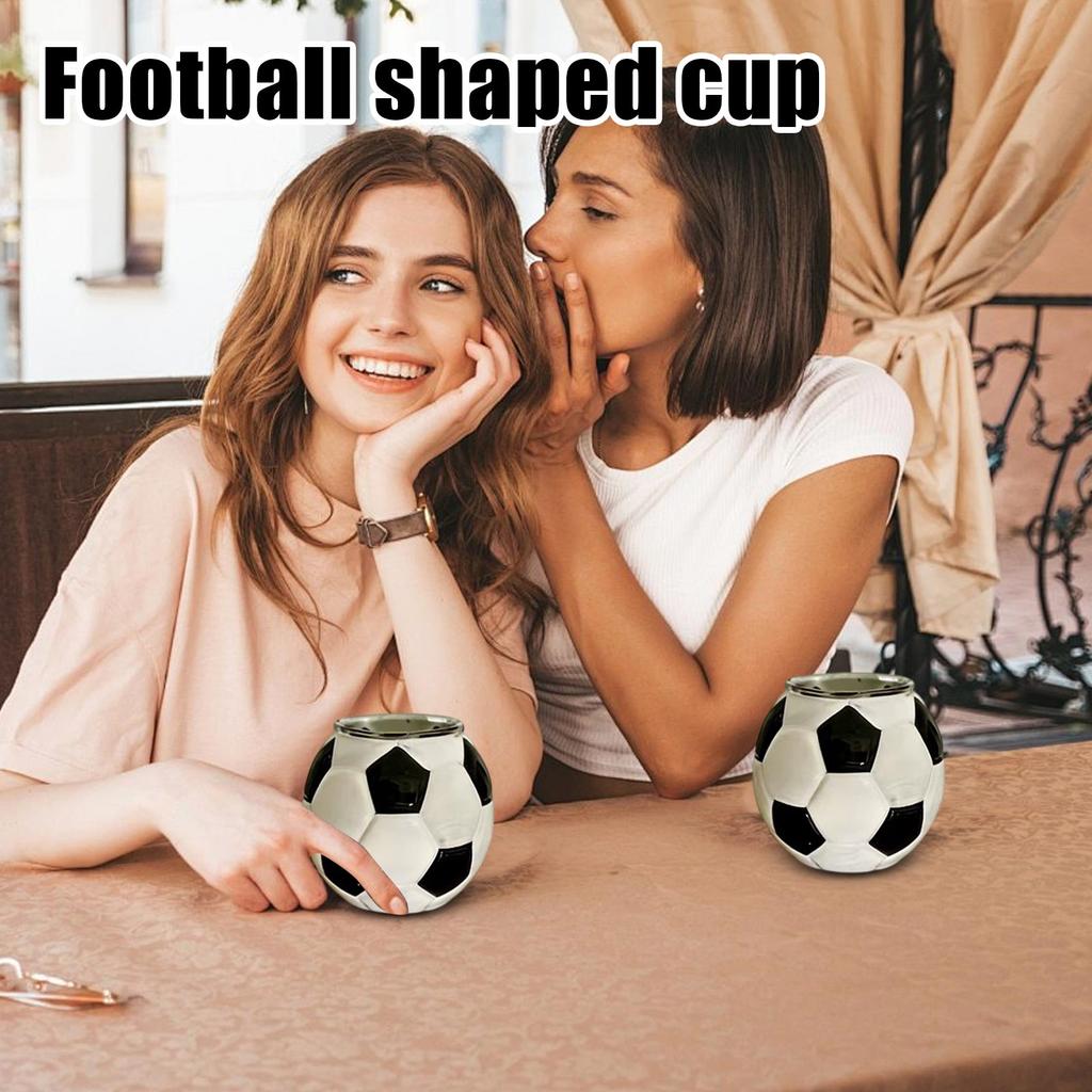 Football Shaped  Wine Cup - Sports Themed Cup For Beverages And Parties