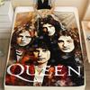 1 Stück Queen Freddie Mercury Aufdruck Flanelldecke, Hohe Qualität für alle Jahreszeiten, Heimdekoration, Wärme und Komfort, Perfekt für Weihnachtsgeschenke
