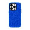 Blue Spiral Pattern Phone Case for IPhone 17 16 15 14 13 Pro Max Plus for Magnetic Single Double-layer Tough Case