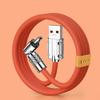 Durable Zinc Alloy 540 Degree Rotation Type C Silicon Data Cables 120W High Power PD60W Tinned Copper Charging Cables