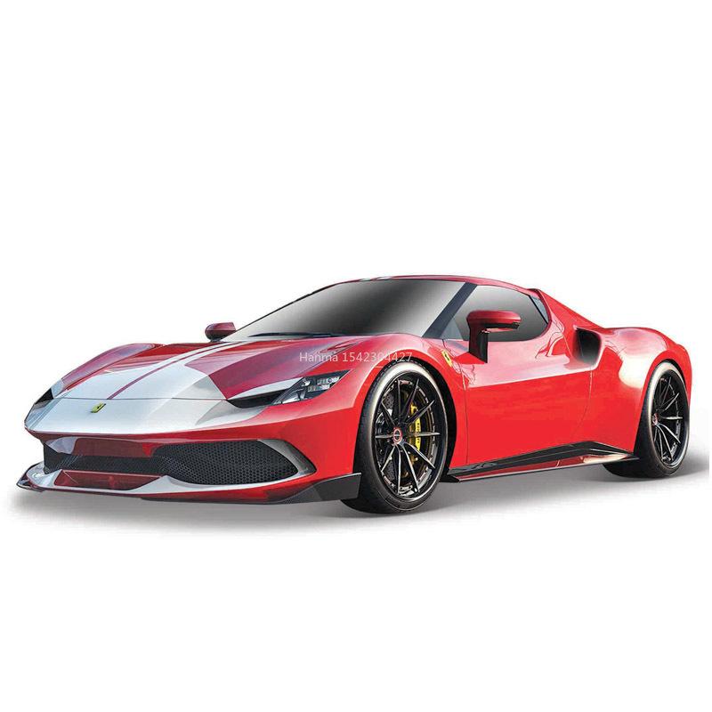 

Bburago 1:18 Ferrari 296 GTB Silvery Alloy Luxury Vehicle Diecast Cars Model Toy Collection Decoration Gifts for Children Adults