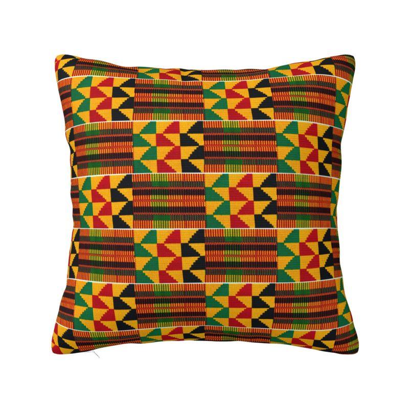 Afrikaanse Etnische Ankara Stijl Kussenhoes x cm Polyester Zachte Plaid Kussenhoes Voor Bank Zitdecoratie Beddengoed Kussensloop