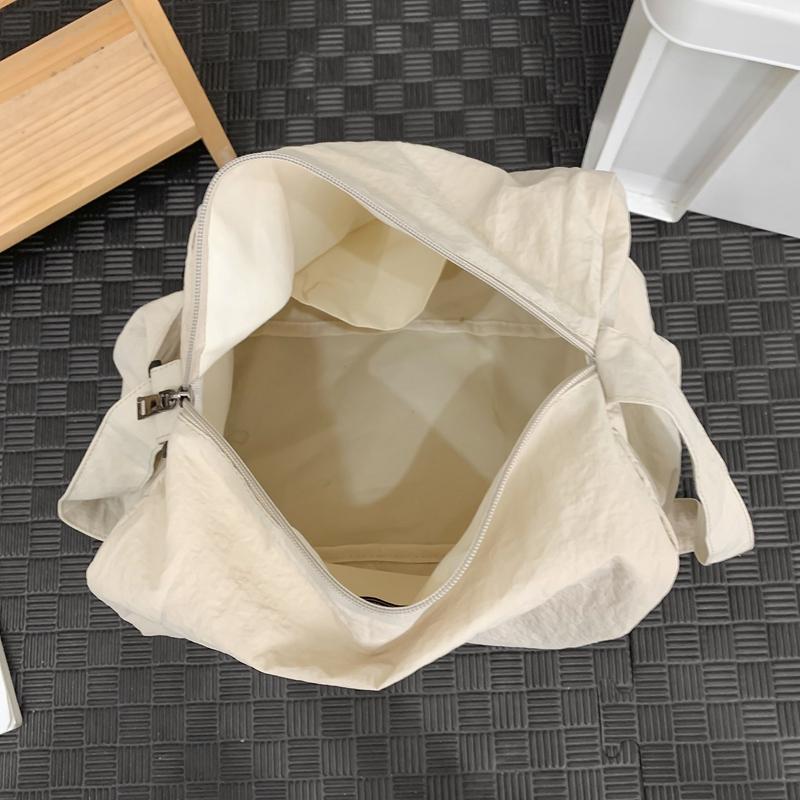 Geantă de nailon Geanta de damă, de culoare solidă, de umăr